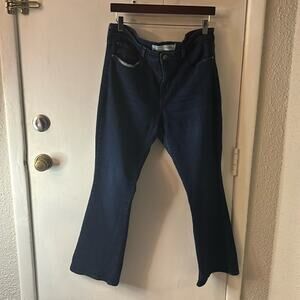 Levi Signature Mid Rise Bootcut Blue Jean 33 Plus Size Western Casual Festival